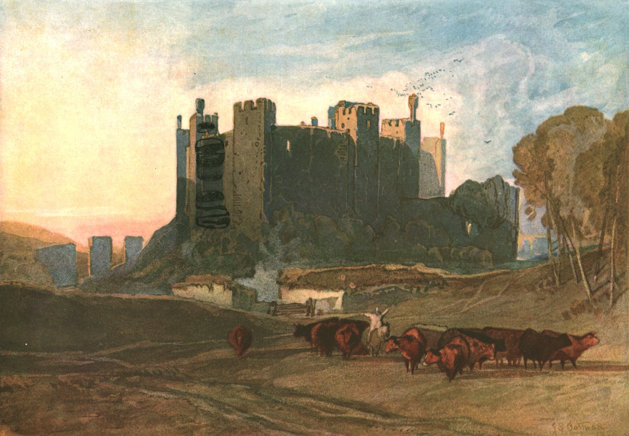 Framlingham kastély, 1828, 1900 körül. alkotó: Unbekannt