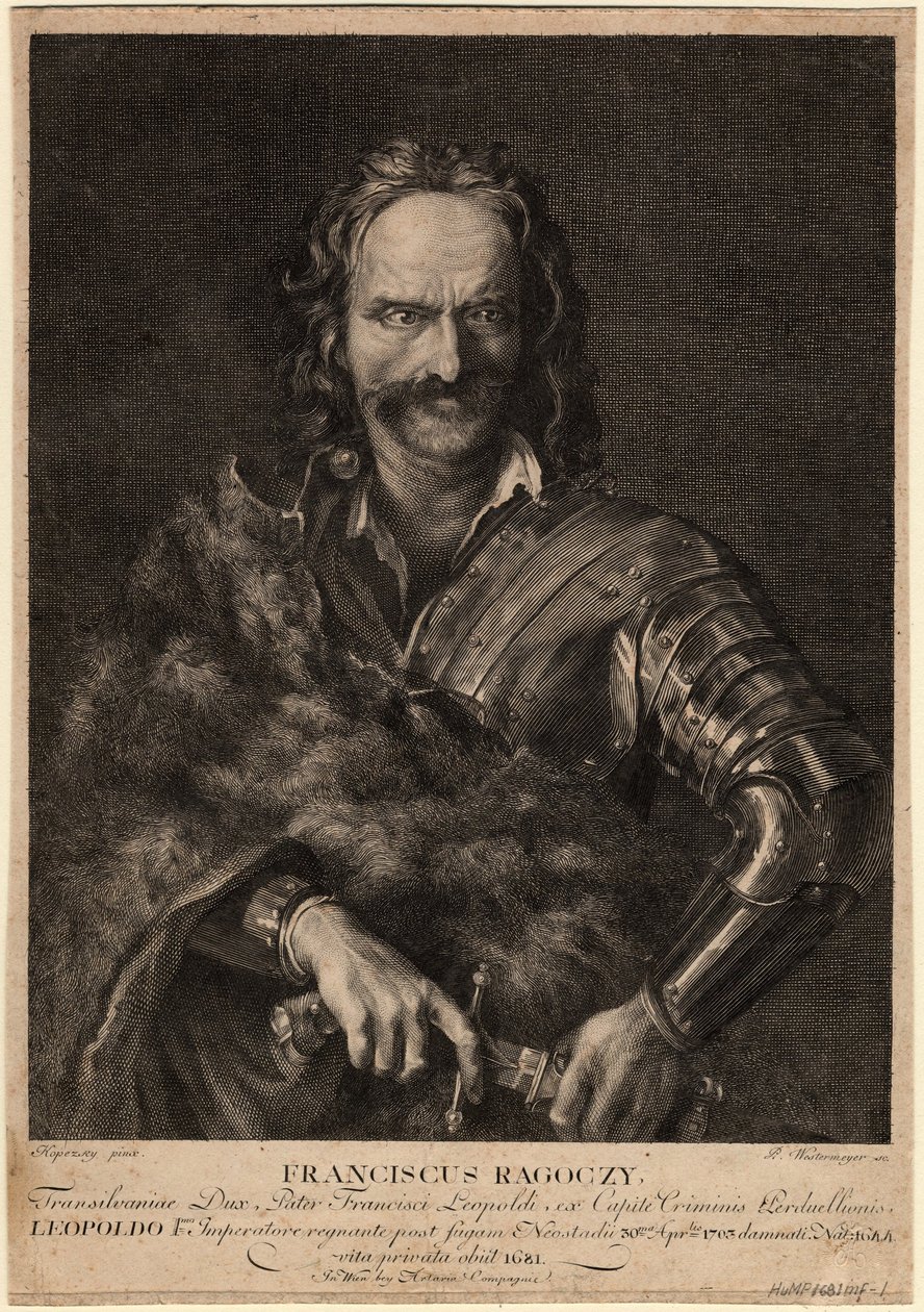Francis II Rákóczi, 1704 alkotó: Unbekannt