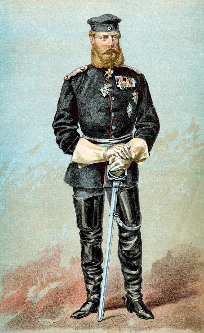 III. Frigyes 1831-1888, Németország császára, 1870 alkotó: Unbekannt