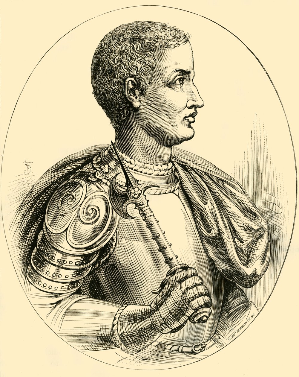 II. Frigyes német, 1194-1250, 1890. alkotó: Unbekannt
