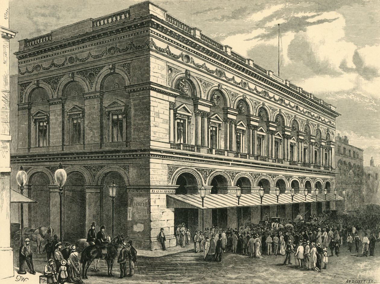 Free Trade Hall, Manchester, 1898. alkotó: Unbekannt