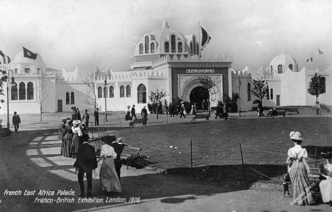 Francia Kelet-Afrika Palota, Francia-Brit kiállítás, London, 1908 alkotó: Unbekannt
