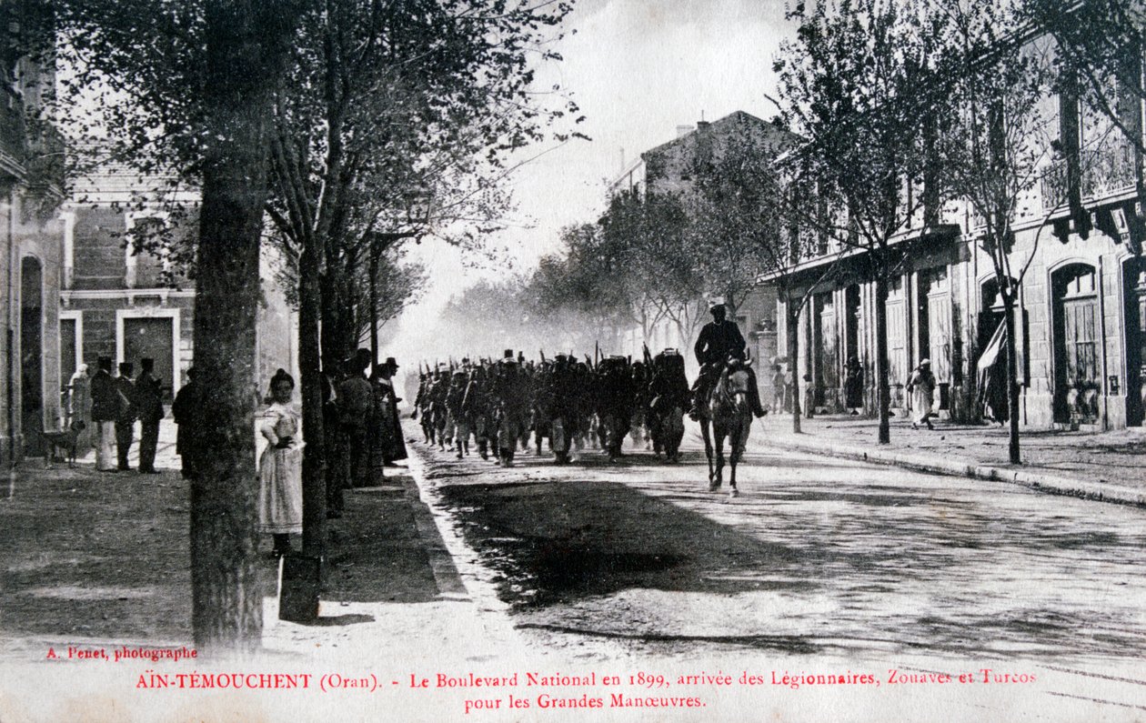 Francia Idegenlégió, Ain Temouchent, Algéria, 1899 alkotó: Unbekannt