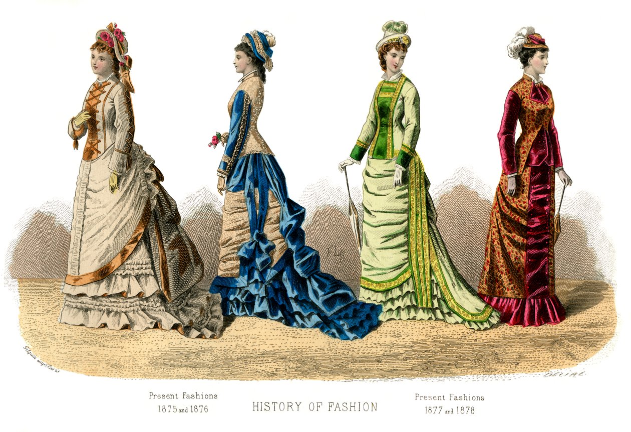 Francia jelmez: Present Fashions, 1882 alkotó: Unbekannt