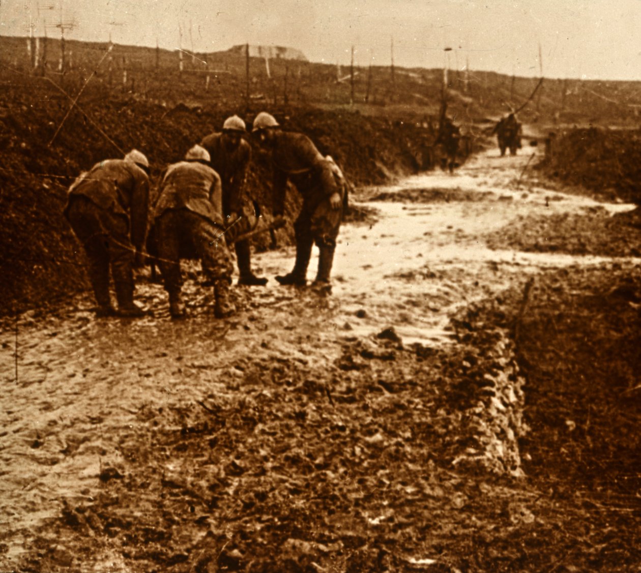 Francia katonák, Froideterre, Franciaország, 1914-c1918 alkotó: Unbekannt
