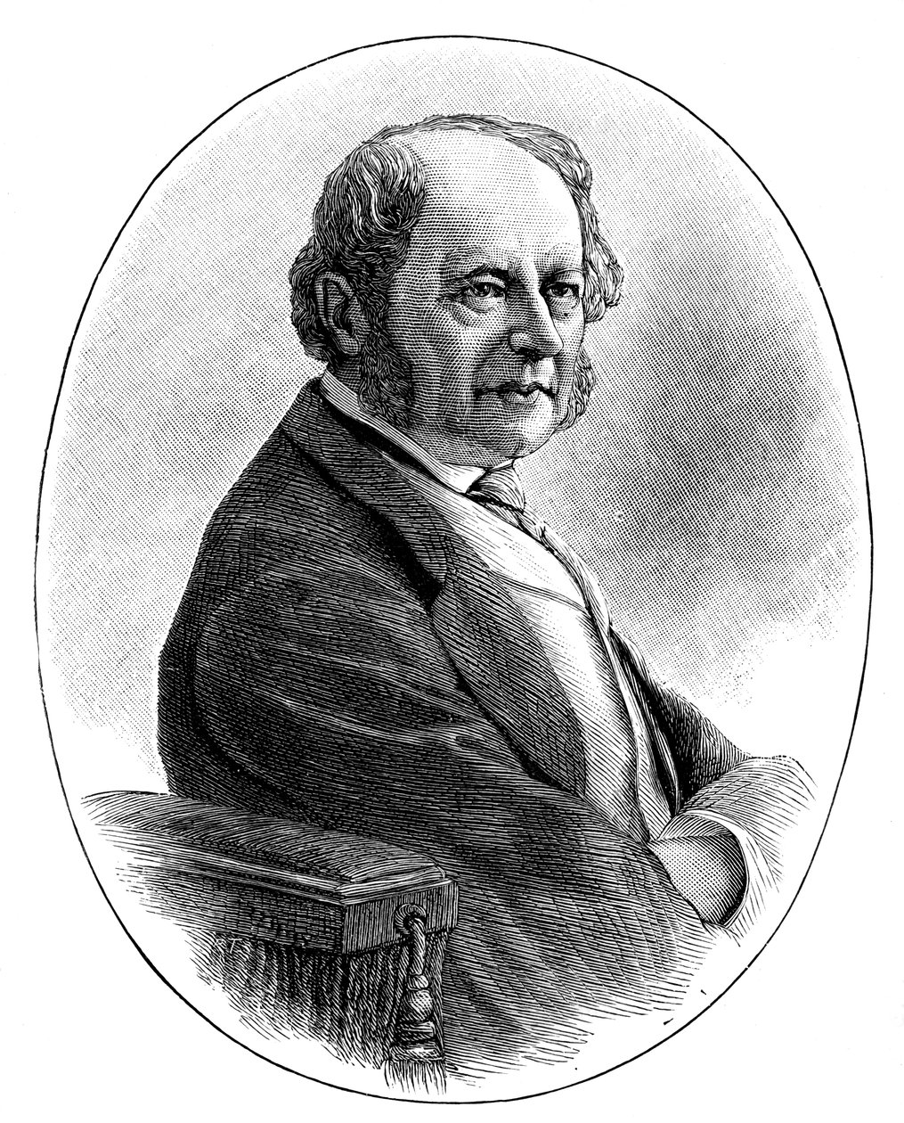 Friedrich Ferdinand Graf von Beust 1809-1886, osztrák államférfi alkotó: Unbekannt