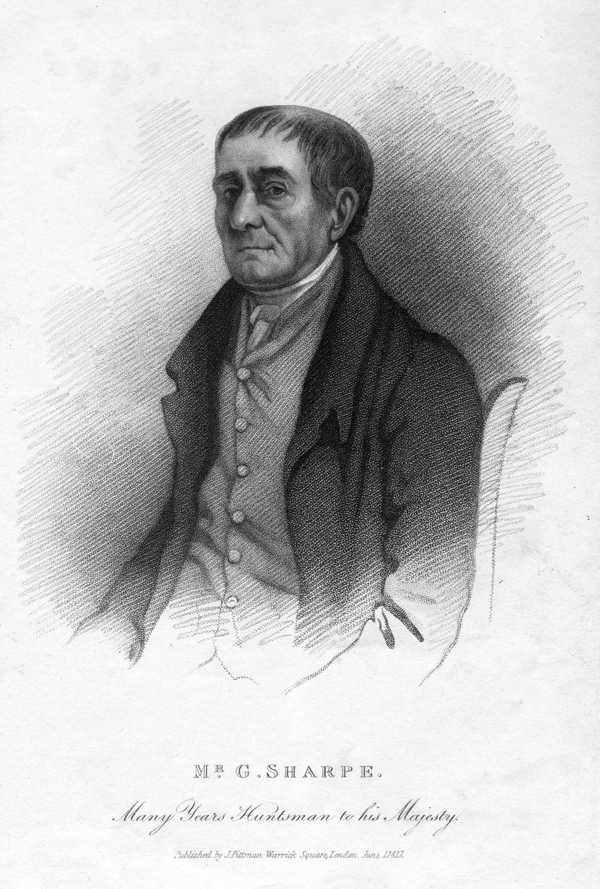 G Sharpe, királyi vadász, 1827 alkotó: Unbekannt