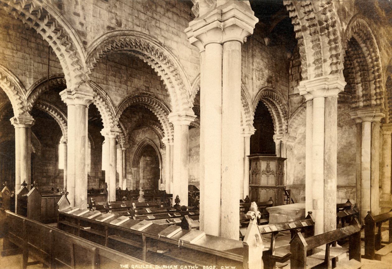 Galileai kápolna, durhami katedrális, 1893. alkotó: Unbekannt