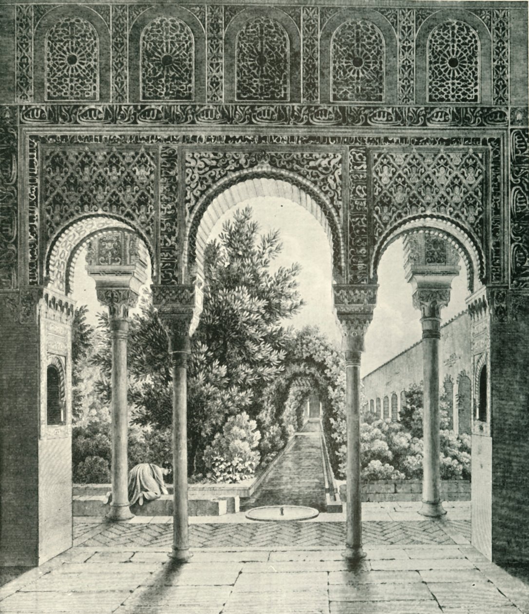 Generalife kertje, 19. század, 1907. alkotó: Unbekannt