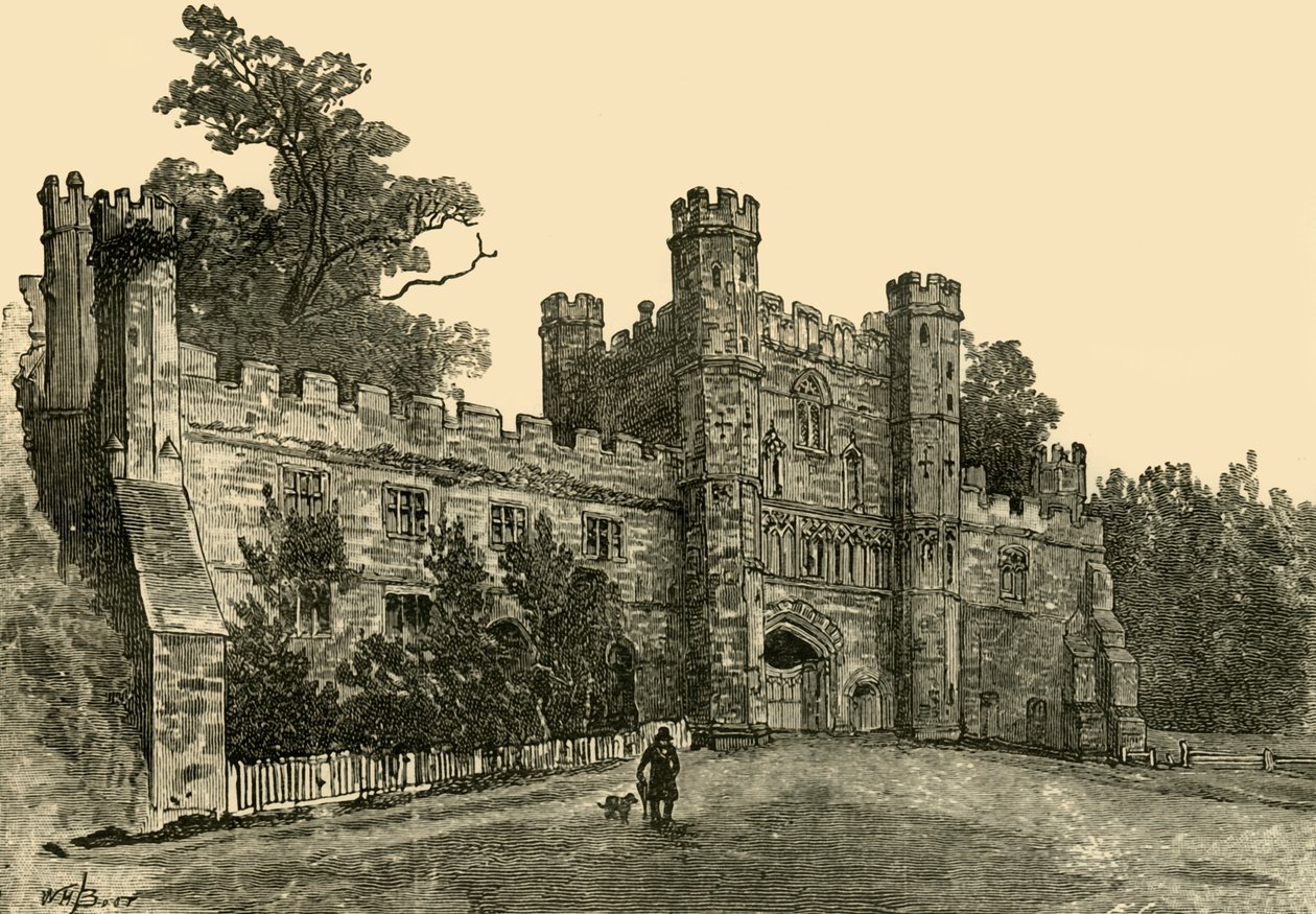 A Battle Abbey kapuja, 1898. alkotó: Unbekannt