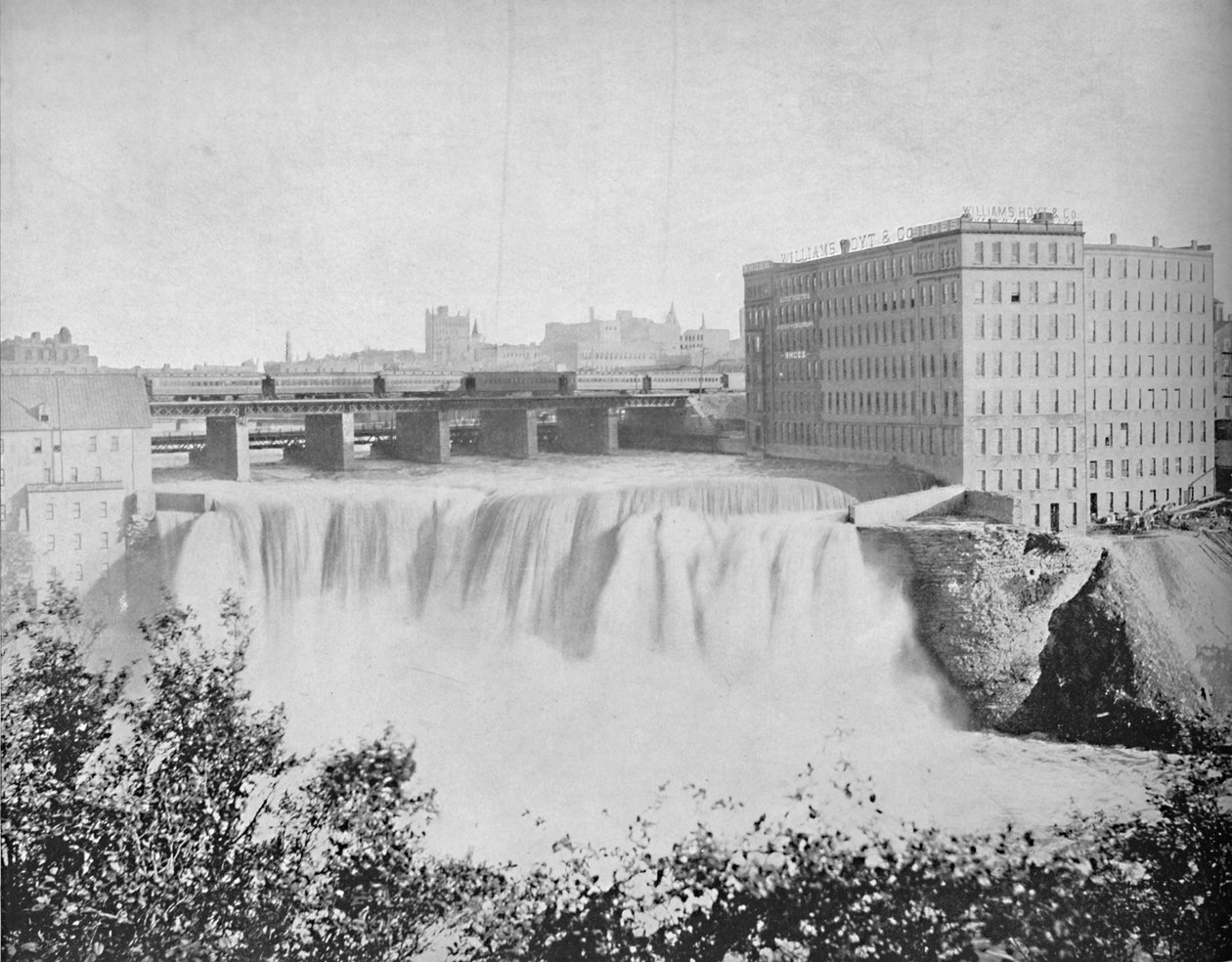Genesee Falls, Rochester, N.Y., 1897. alkotó: Unbekannt