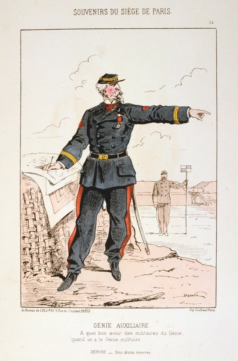 Genie Auxiliaire, Párizs ostroma, francia-porosz háború, 1870-1871. alkotó: Unbekannt