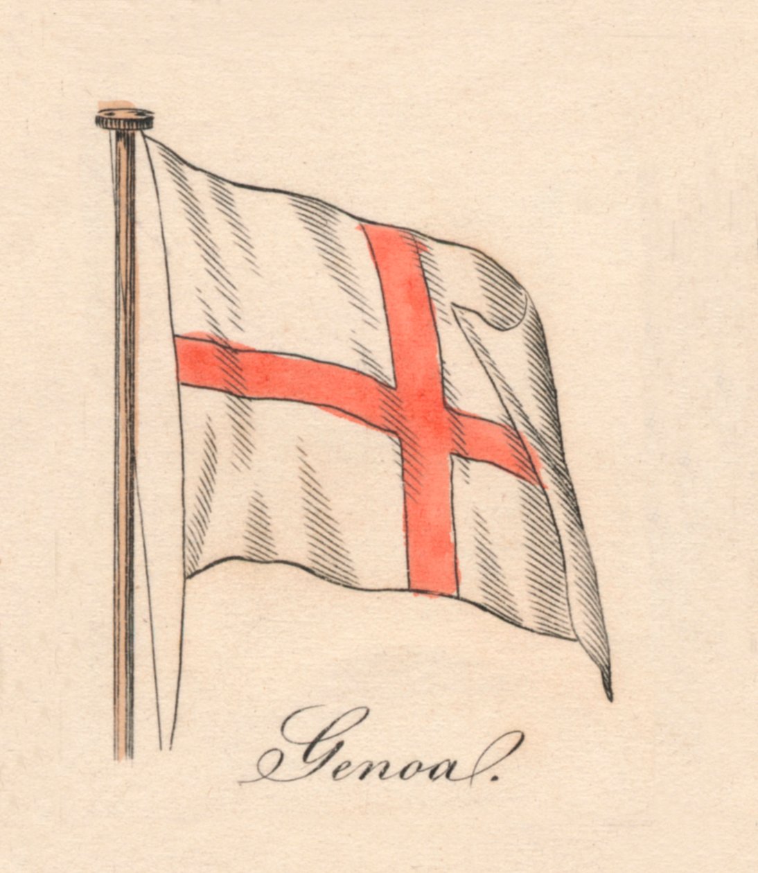 Genova, 1838 alkotó: Unbekannt