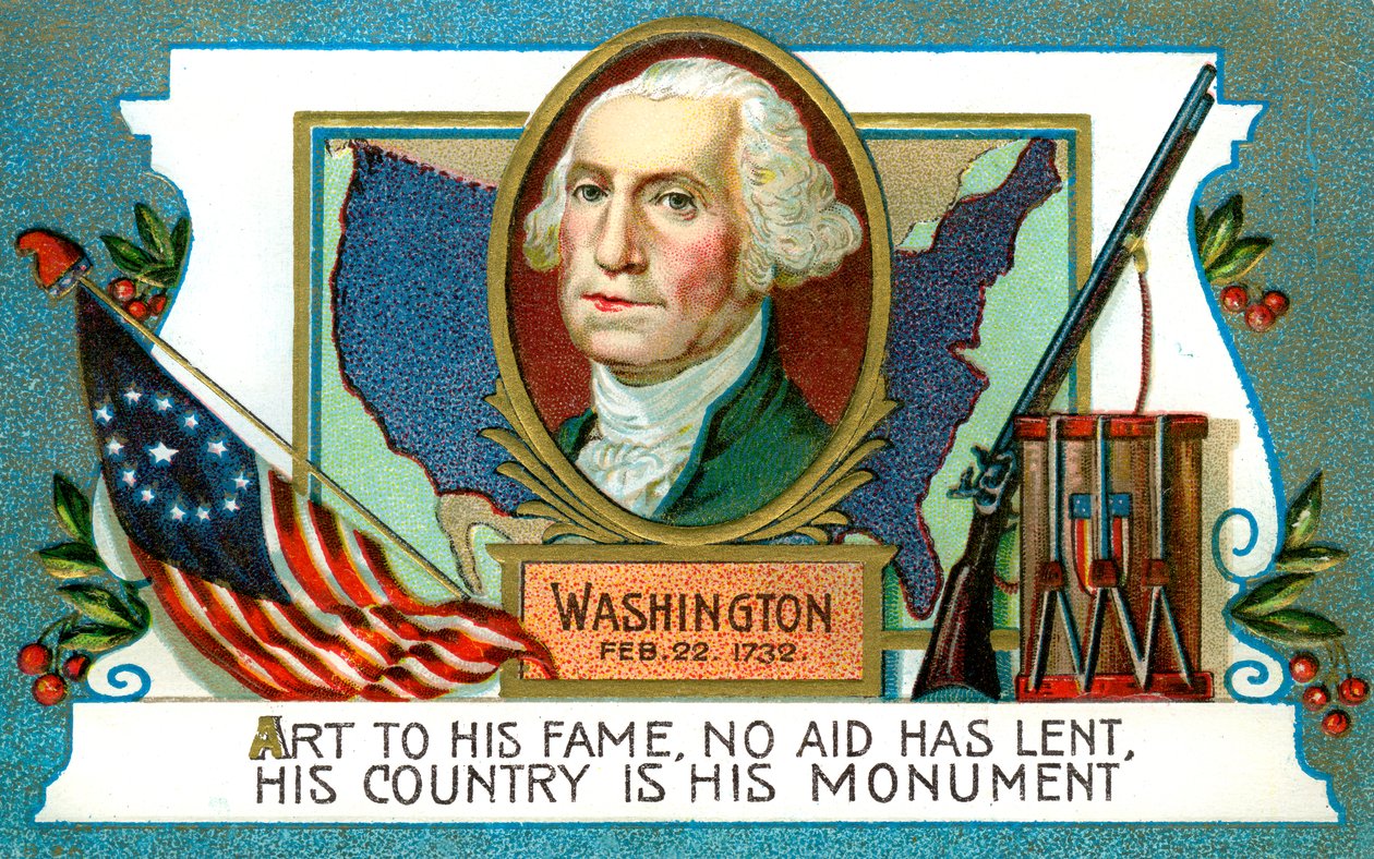 George Washington 1732-1799, amerikai elnök, 18. század alkotó: Unbekannt