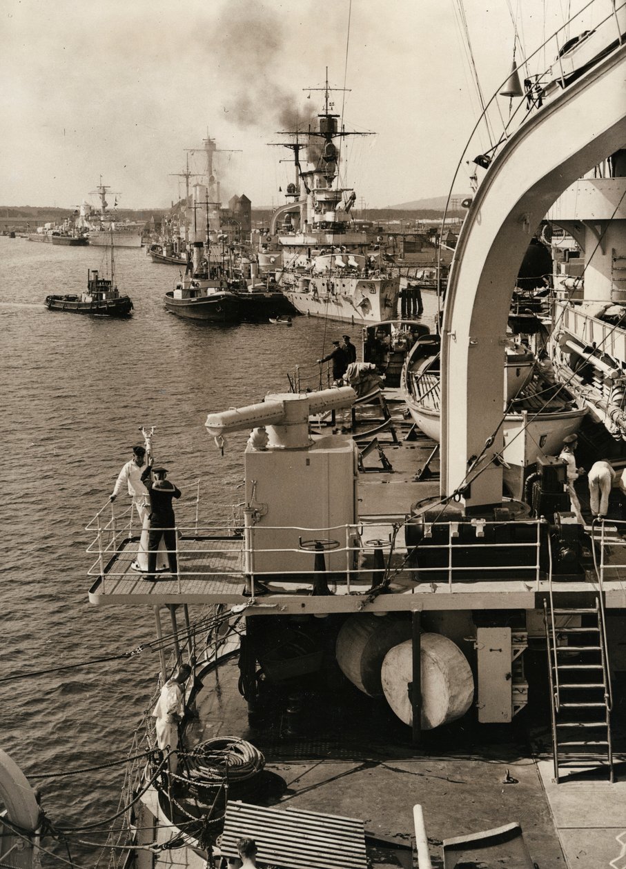 Német flottalátogatás Swinoujscie-ben, 1933. alkotó: Unbekannt