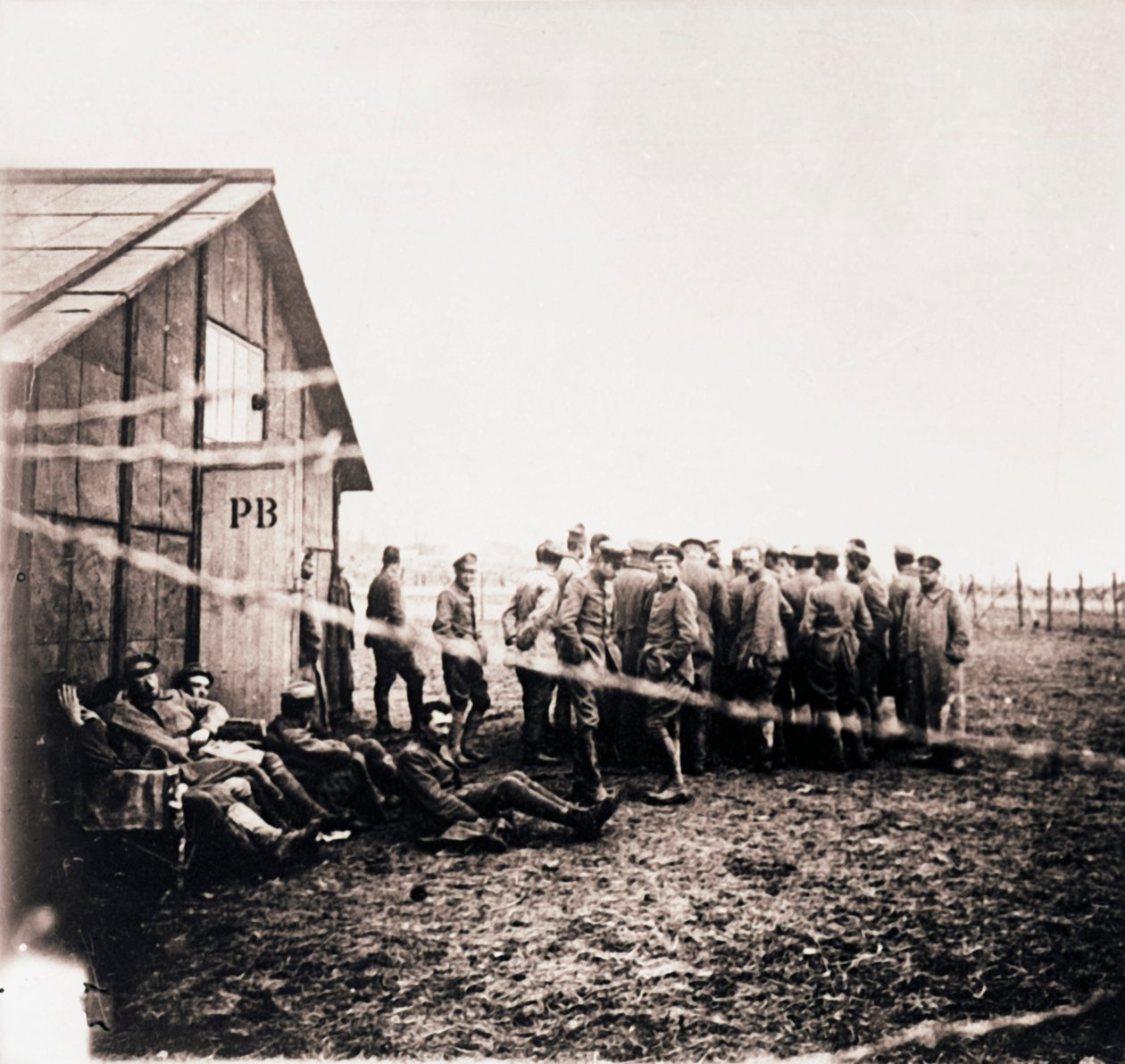 Német hadifoglyok, 1914-c1918. alkotó: Unbekannt