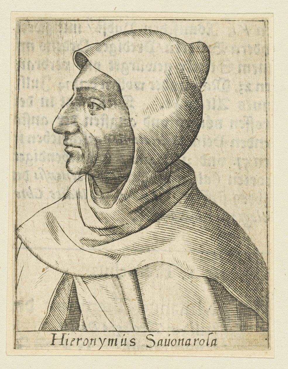 Girolamo Savonarola, kb. 1600. alkotó: Unbekannt