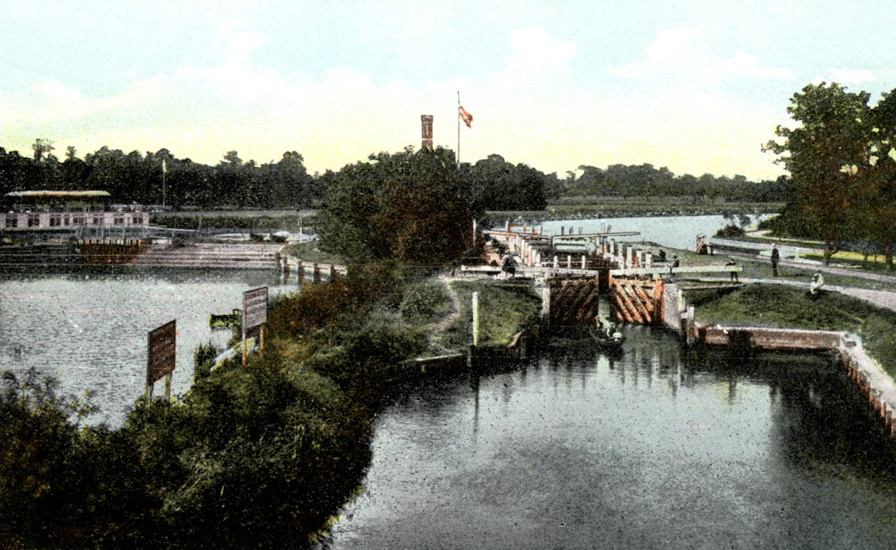 Goring Lock, Oxfordshire, XX. század alkotó: Unbekannt