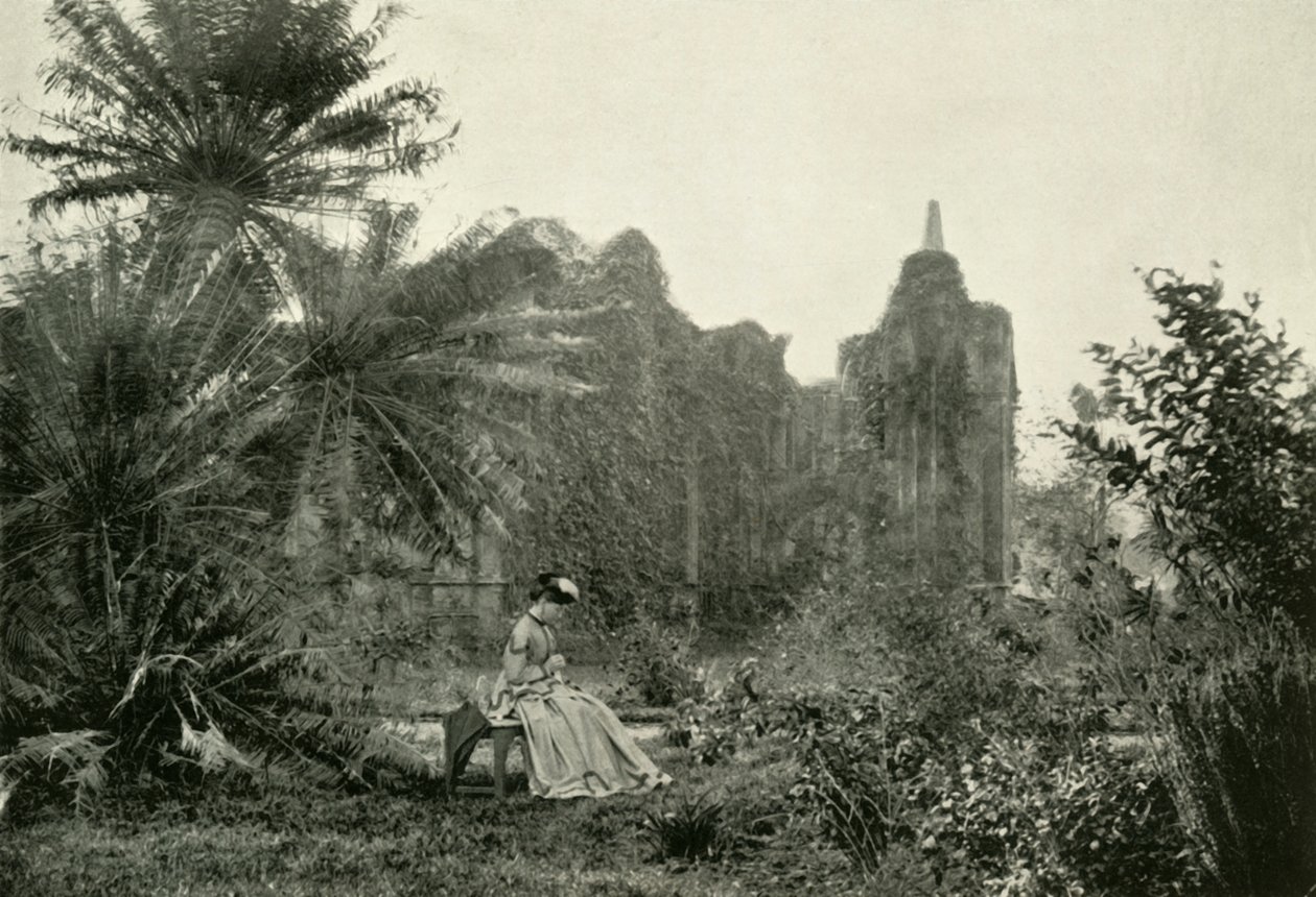 Gótikus rom a Barrackpore Gardenben, 1870, 1925. alkotó: Unbekannt