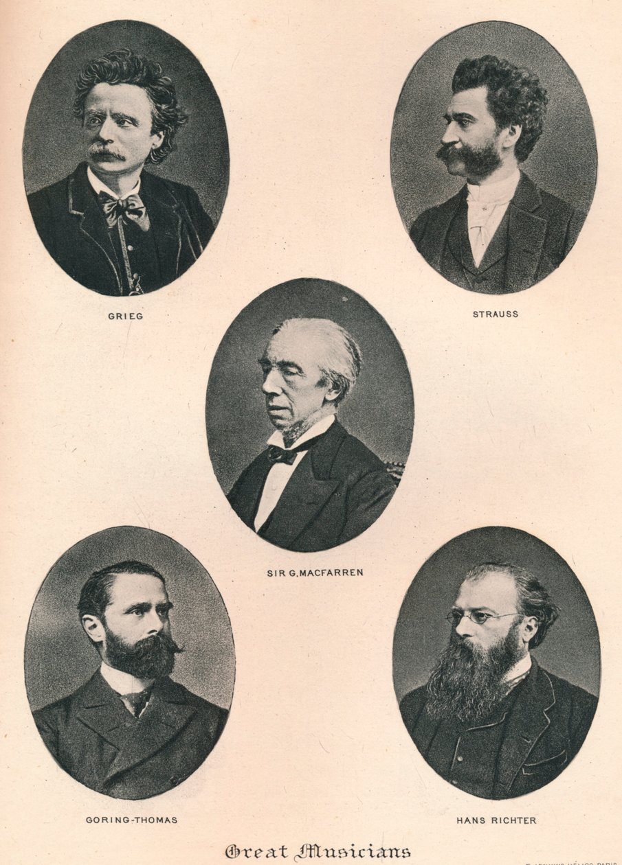 Nagy zenészek - IX. tábla, 1895 alkotó: Unbekannt