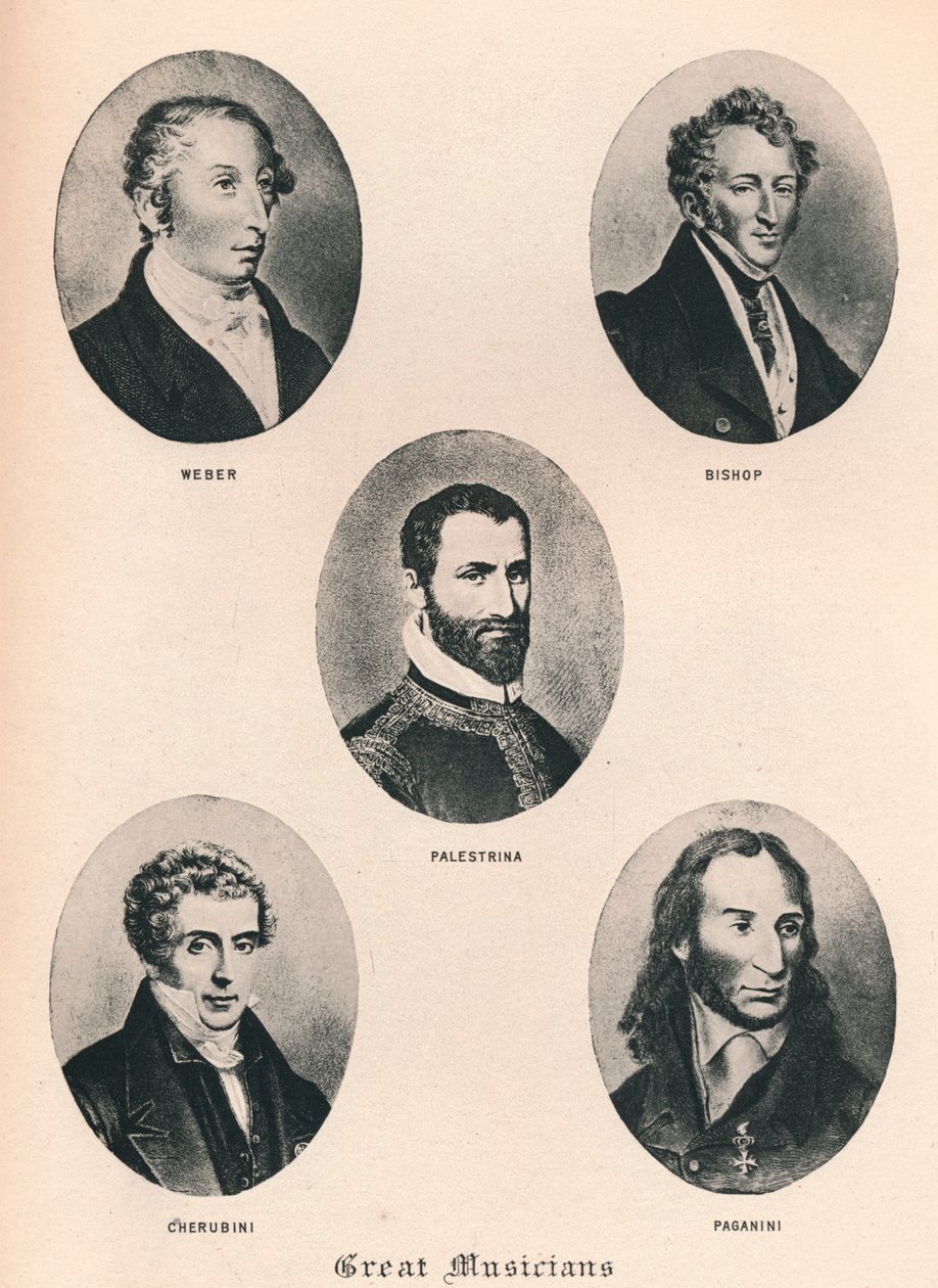 Nagy zenészek – XV. tábla, 1895 alkotó: Unbekannt