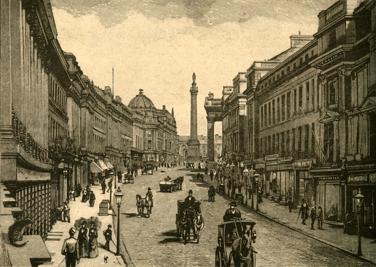 Gray Street, Newcastle-on-Tyne, 1890. alkotó: Unbekannt