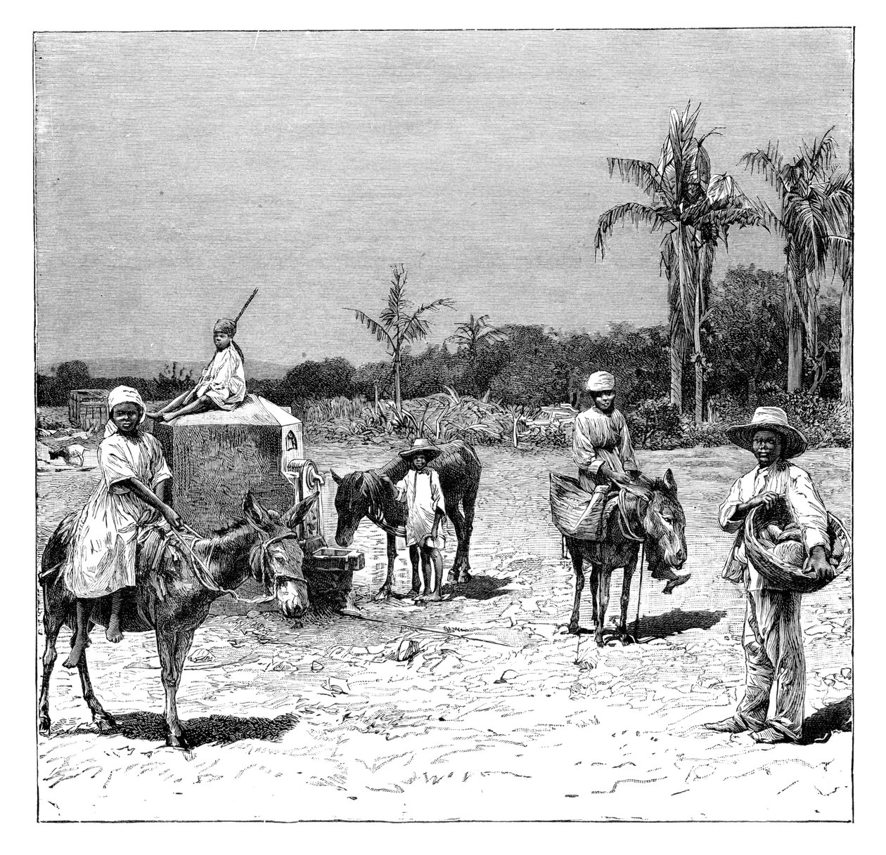 Haitiak csoportja, 1890 alkotó: Unbekannt