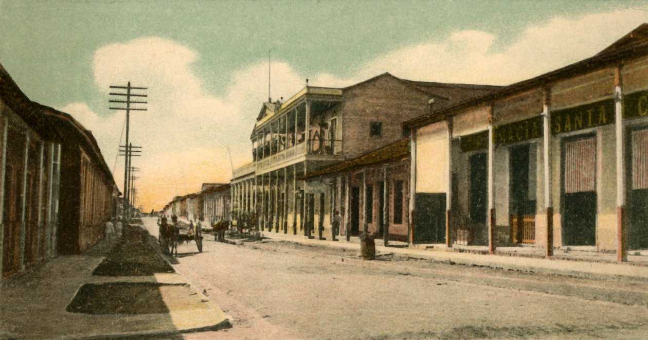 Guantánamo – Calixto Garcia utca, 1907. alkotó: Unbekannt