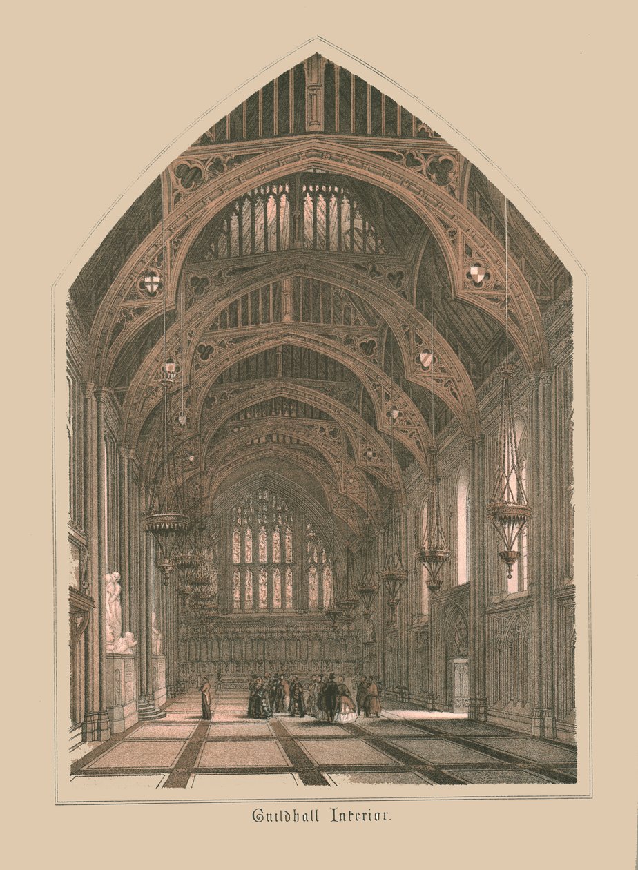 A céhterem belseje, 1886. alkotó: Unbekannt