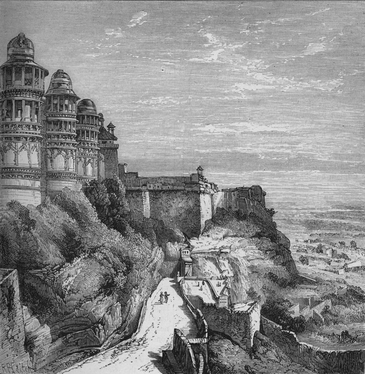 Gwalior, 1880 alkotó: Unbekannt