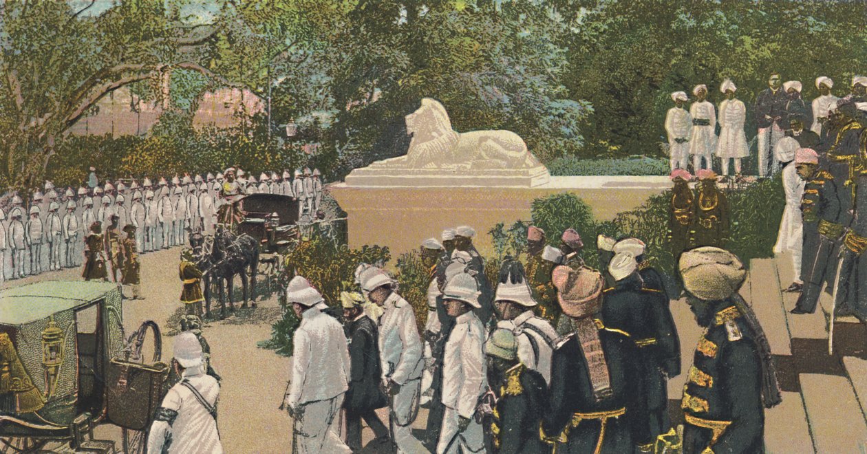 H. H. The Nizam Leaving The Residency, Hyderabad, 1900. alkotó: Unbekannt