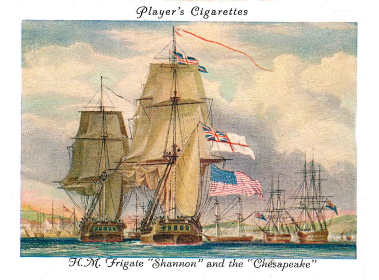 H.M. Fregatt Shannon és a Chesapeake, 1936. alkotó: Unbekannt