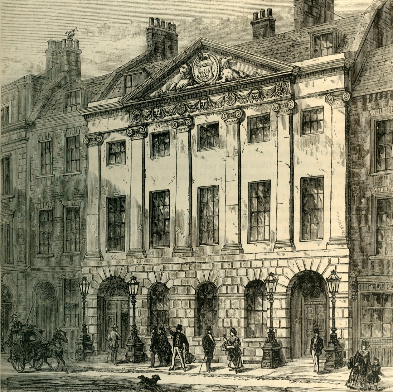 A Skinners Társaság terme, 1872. alkotó: Unbekannt