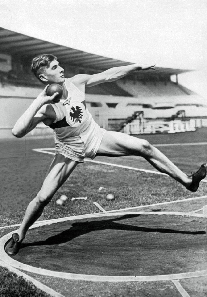 Hans Heinrich Sievert német sportoló, 1936 alkotó: Unbekannt
