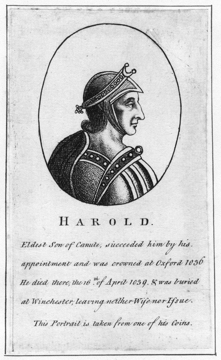Harold Harefoot, c1015-1040 alkotó: Unbekannt