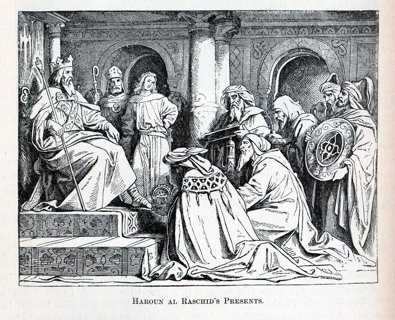 Haroun al Raschids bemutatja, 1882 alkotó: Unbekannt