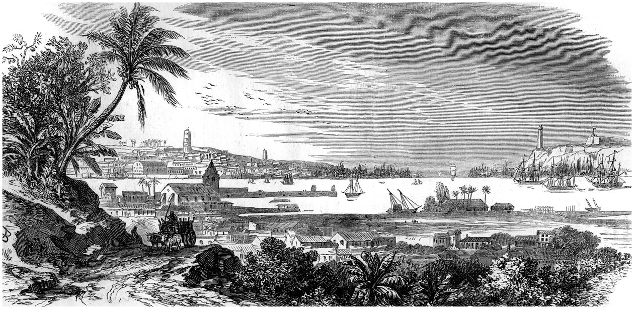 Havanna, Kuba, 1865 alkotó: Unbekannt