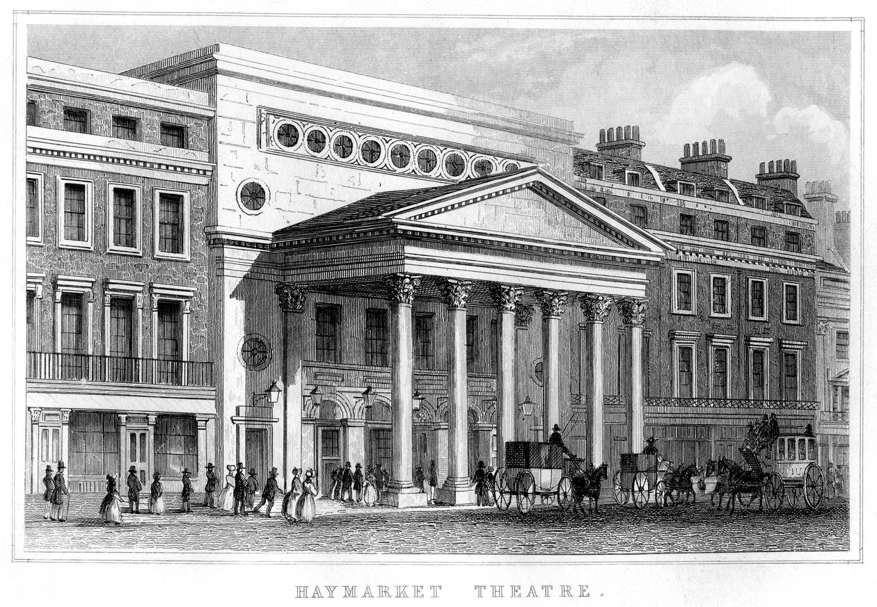 Haymarket Színház, Westminster, London, 19. század alkotó: Unbekannt
