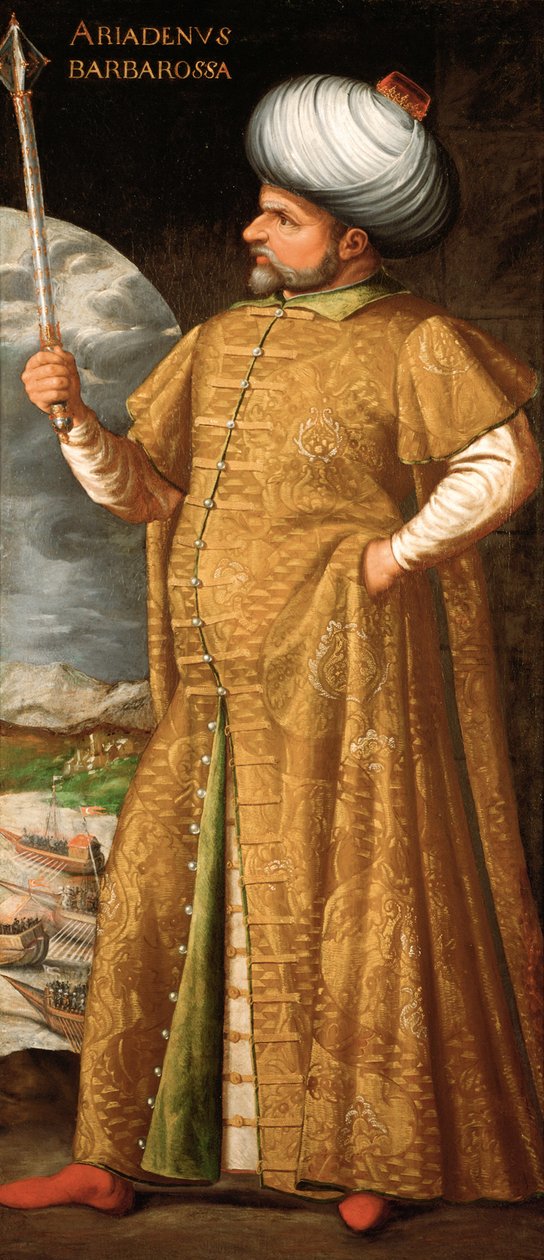 Hayreddin Barbarossa, c. 1580. alkotó: Unbekannt