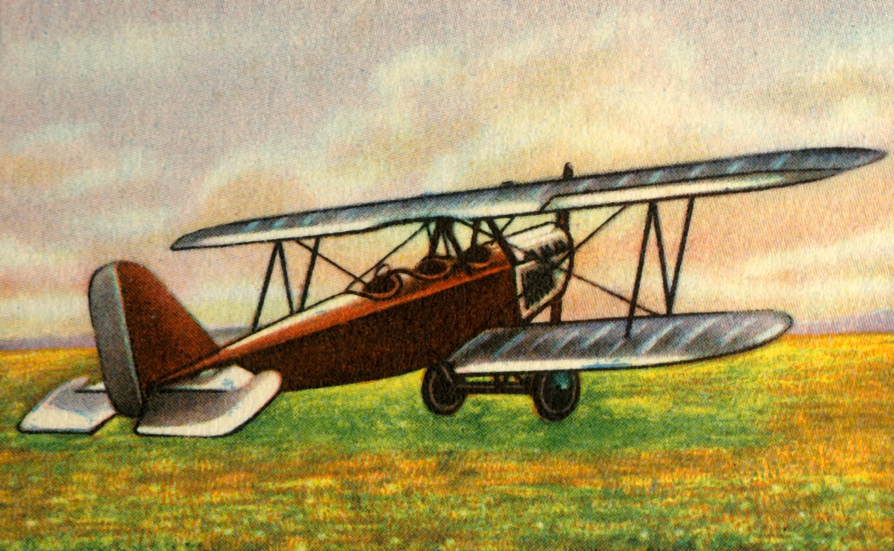 Heinkel HD 29 kétfedelű repülőgép, 1920-as évek, 1932. alkotó: Unbekannt