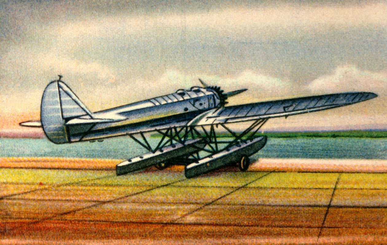 Heinkel He 12 hidroplán, 1920-as évek, 1932. alkotó: Unbekannt