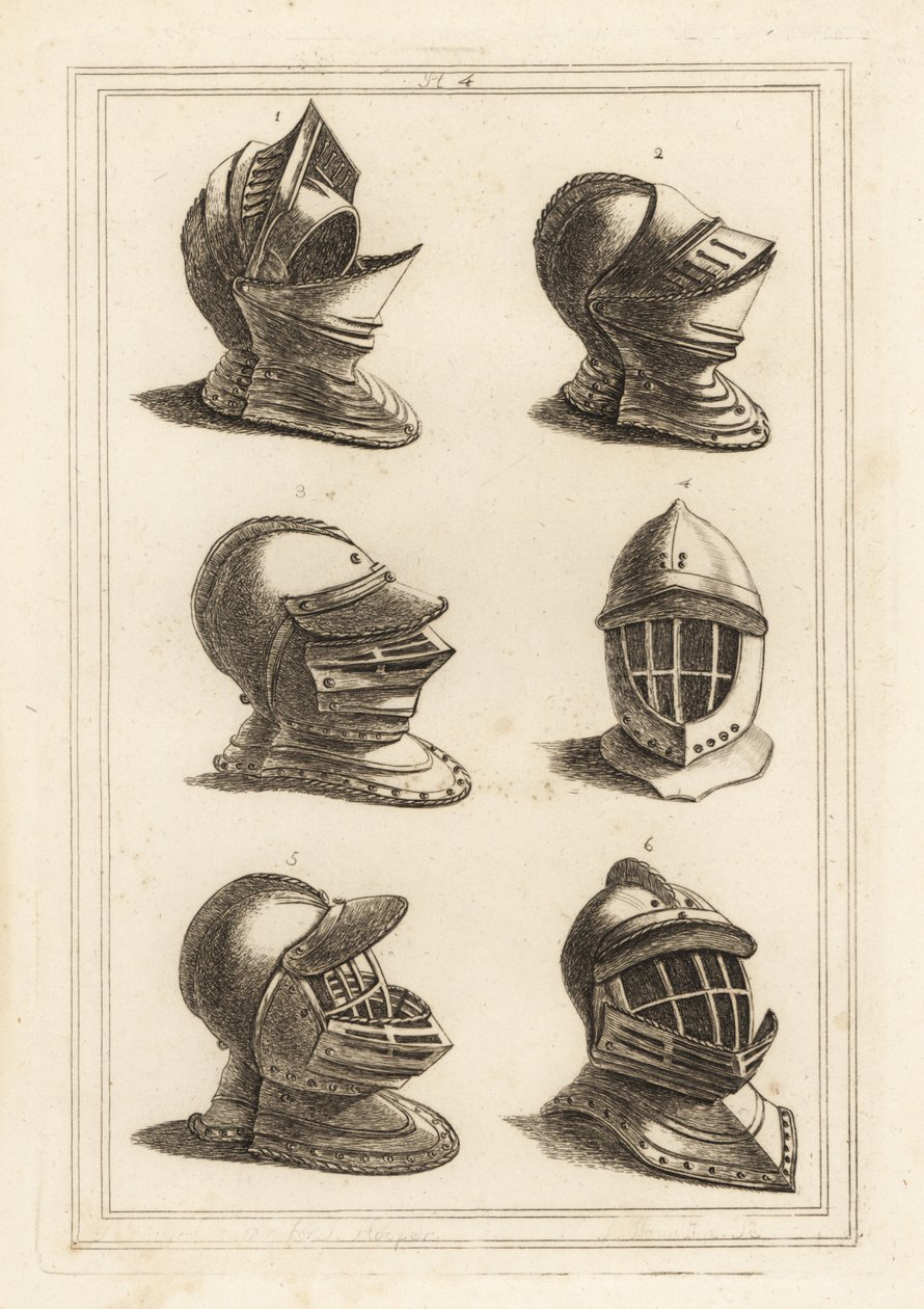 Sisakok a Tower of Londonból alkotó: Unbekannt