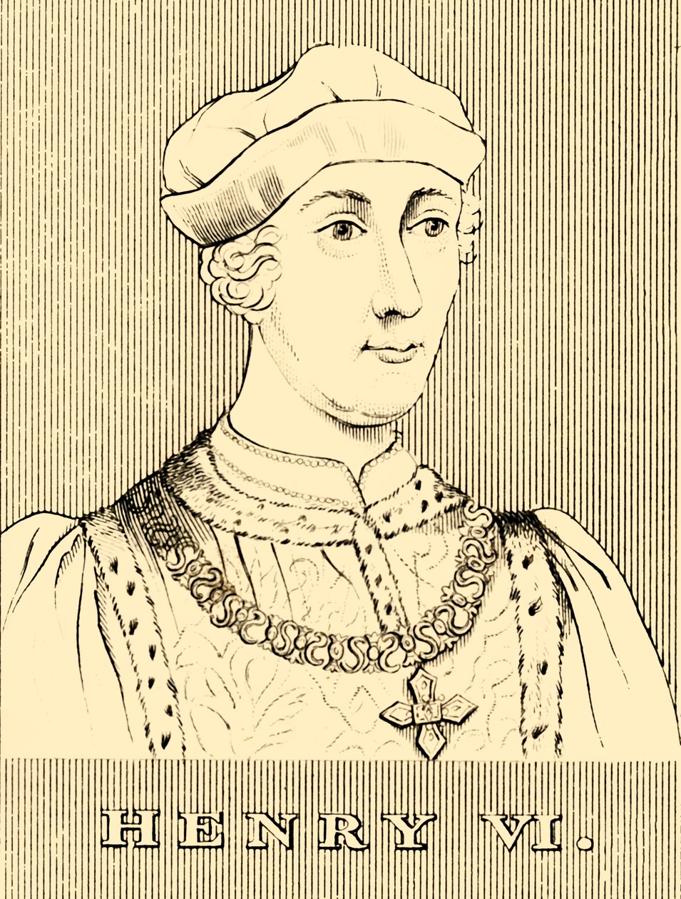 VI. Henrik, 1421-1471, 1830. alkotó: Unbekannt