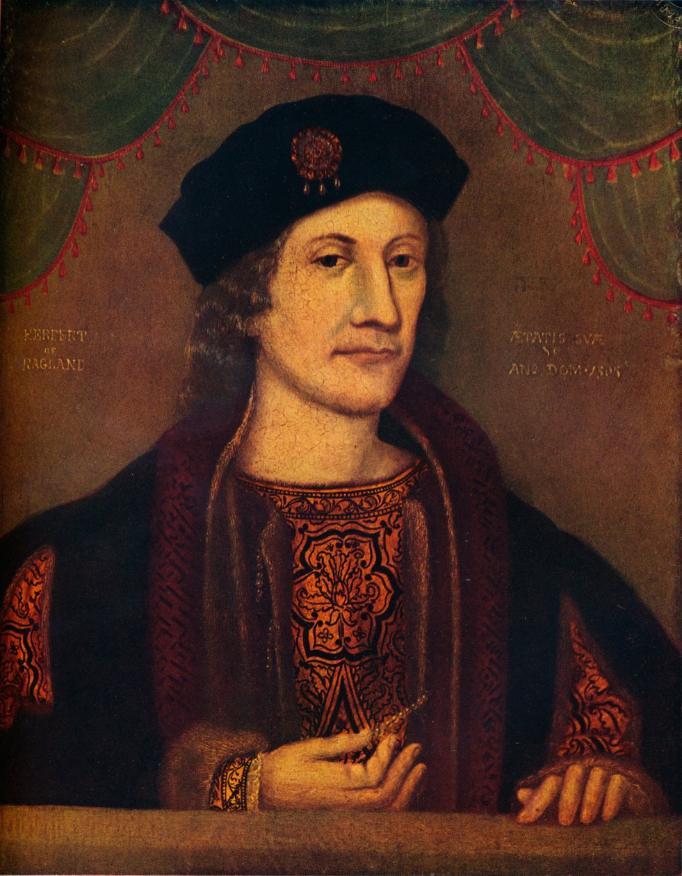 Herbert of Raglan Charles Somerset, báró, 1480-1500, 1911 alkotó: Unbekannt