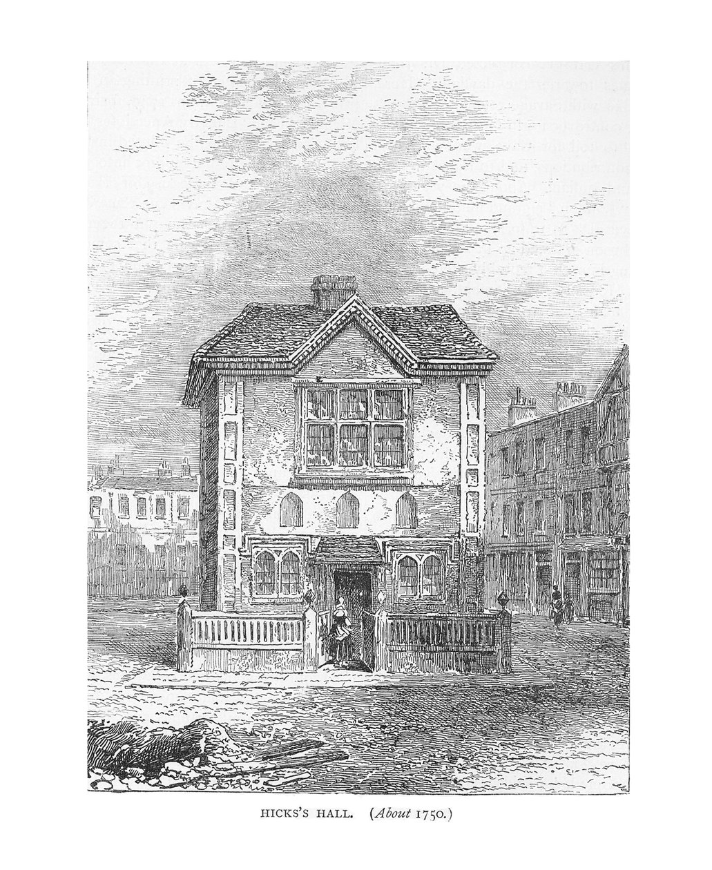 Hicks Hall, 1750. 1878 alkotó: Unbekannt