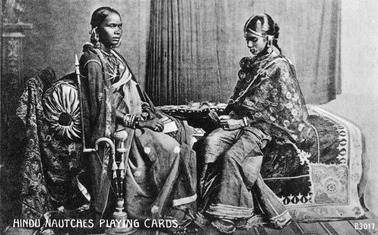 A hinduk kártyáznak, India, XX. század eleje alkotó: Unbekannt
