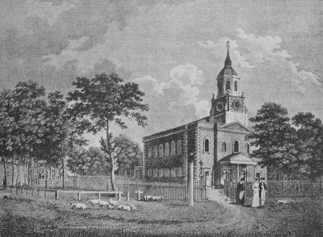 Holy Trinity Church, Clapham, 1812, 1912 alkotó: Unbekannt