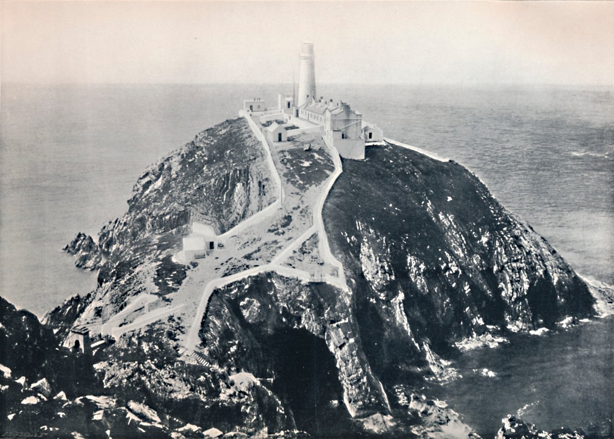 Holyhead – The South Stack, világítótorony, 1895 alkotó: Unbekannt