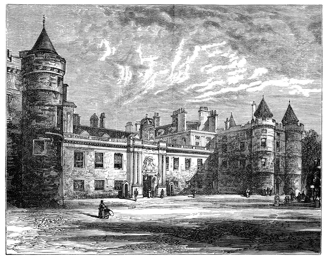 Holyrood-palota, Edinburgh, 1900 alkotó: Unbekannt