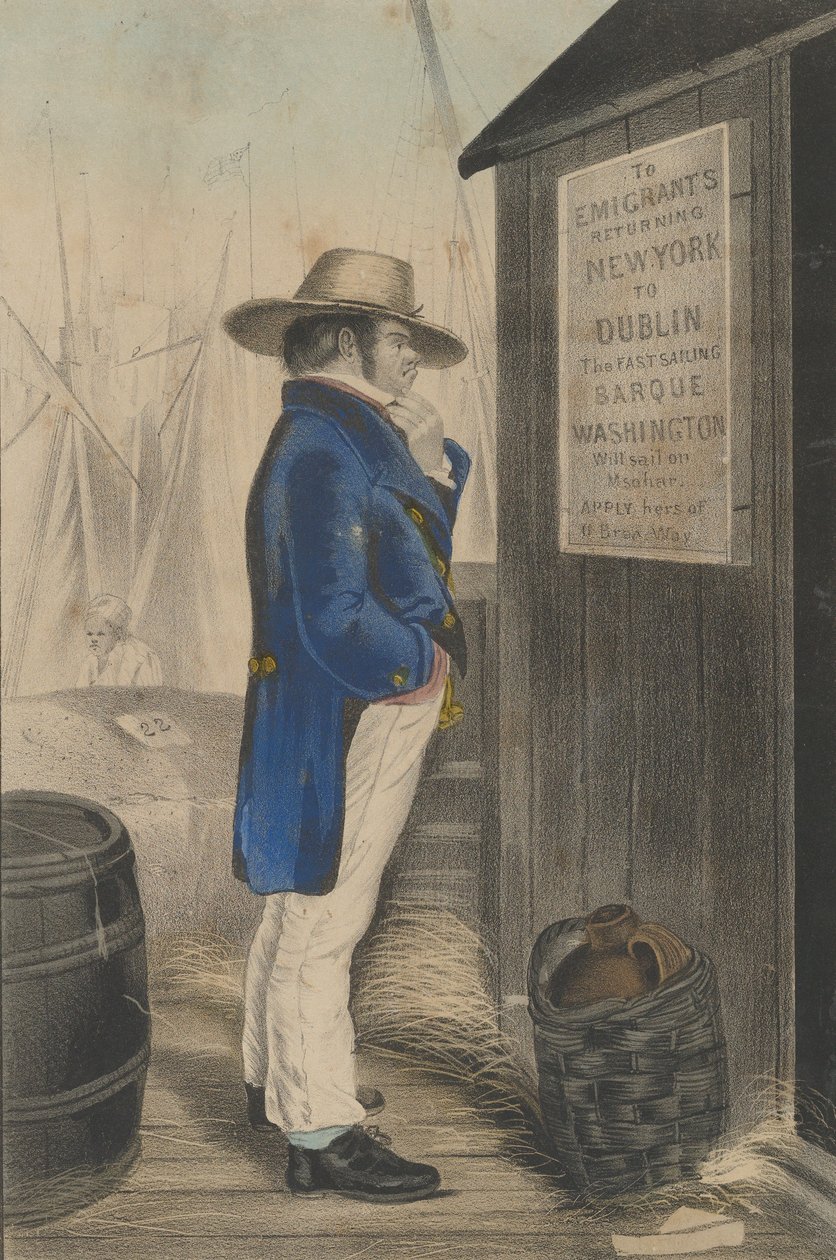 Homeward Bound New York, kb. 1860. alkotó: Unbekannt